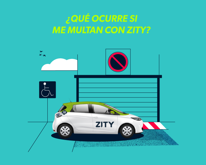 ¿Qué pasa si me ponen una multa de tráfico usando un ZITY?