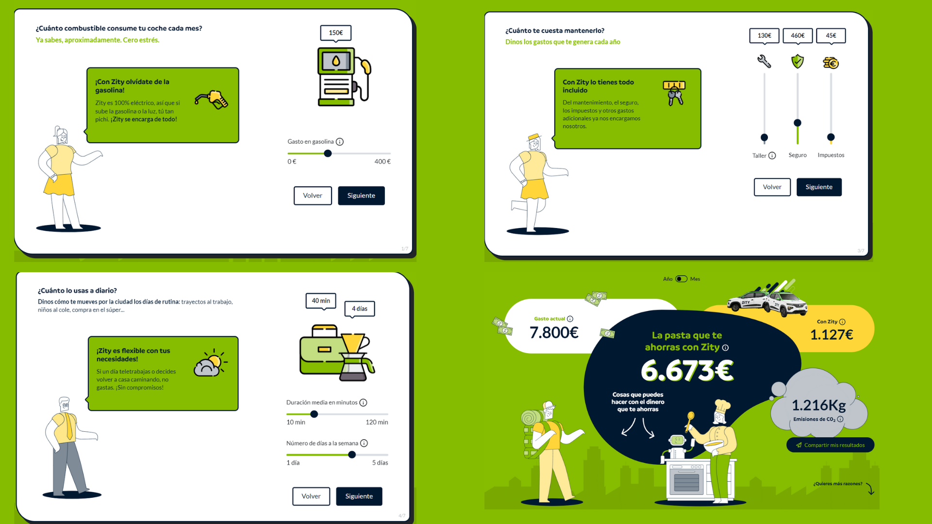 calculadora de ahorro zity